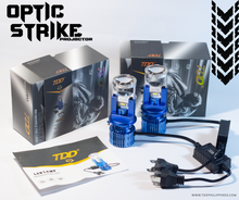 Load image into Gallery viewer, OPTIC STRIKE PROJECTOR H4 HEADLIGHT
